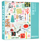 Sew Cute! 1000-piece puzzle box by Puzzlefolk with scissors, thread, buttons, pincushions and fabric swatches
