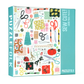 Sew Cute! 1000-piece puzzle box by Puzzlefolk, angled view