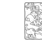 Sample Cozy Friends coloring page: cute animals relaxing at the beach