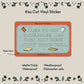 Kiss-cut "I like to buy notebooks" vinyl sticker: matte, waterproof, weatherproof and dishwasher safe